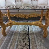 میز عسلی جلو مبلی رومیزی چرم