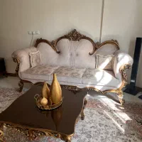 مبل ۹ نفره و نهارخوری ۸ نفره چوب راش گرجستان|مبلمان خانگی و میز عسلی|شاهین‌شهر, طالقانی|دیوار