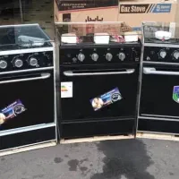 اجاق گاز ۴ شعله طرح فر رویه لعابی ( ۱ سال گارانتی)