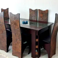 میز ناهار خوری ۶ نفره زیبا|میز و صندلی غذاخوری|شیراز, شهرک گلستان شمالی|دیوار