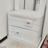 سرویس خواب دونفره همراه دراور و دو عدد پاتختی|تخت و سرویس خواب|ملارد, |دیوار