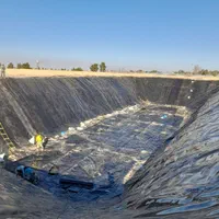 استخر پلیمری نصب وراه اندازی با ورق ژئوممبران|خدمات پیشه و مهارت|یزد, |دیوار