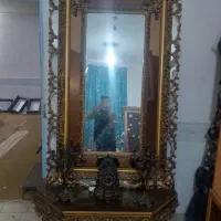 آینه شعمدون قدی با میزش