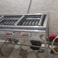 کباب پزصعنتی شهاب گاز سه شعله