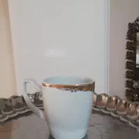 سه دست فنجان چینی با دوعدد قندان