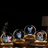 چراغ خواب و گوی پایه چوبی استیج،هدیه،کادو، ولنتاین