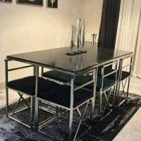 میز صندلی ناهارخوری غذاخوری ۶ نفره مستطیل|میز و صندلی غذاخوری|خمینی‌شهر, |دیوار