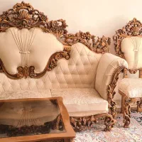 مبل چوبی وعسلی