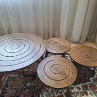 میز جلومبلی چوبی
