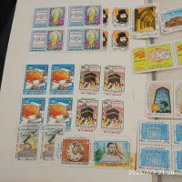 آلبوم تمبر قدیمی|کلکسیون سکه، تمبر، اسکناس|فلاورجان, |دیوار