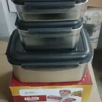 ظروف غذای استیل کوچک و بزرگ