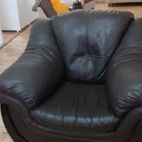 مبل راحتی طرح چرم