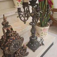 شمعدان و ساعت|لوستر و چراغ آویز|کاشان, شهرک امیرالمومنین|دیوار