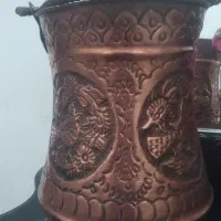 سطل زباله مسی بسیار زیبا