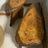 جلومبلی و میزعسلی روستیک و میز تلوزیون روستیک