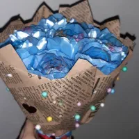 دسته گل ربانی|گل مصنوعی|پیشوا, |دیوار