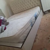 تخت دونفره با تشک|تخت و سرویس خواب|ساوه, |دیوار