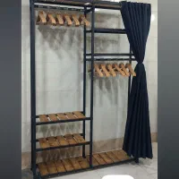 تولید و اجرا قفسه/رگال لباس/ویترین/پروفیل/بست