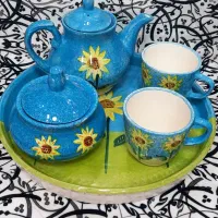صبحانه خوری افتابگردون|ظروف سرو و پذیرایی|رشت, هلال احمر|دیوار
