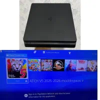 پلی استیشن4با یکسال گارانتی،اسلیم کپی خور با۱۳بازی