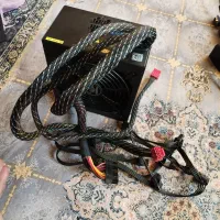 پاور ۶۵۰ وات ماژولار گرین و پاور 530 وات گرین|قطعات و لوازم جانبی رایانه|رشت, استقامت ۱|دیوار