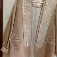 کت  رنگ نسکافه ایی ژاگارد