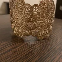 دستبند و‌گوشواره برنجی هندی