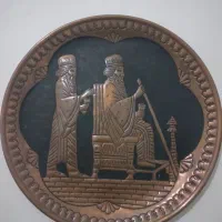 بشقاب آویز مسی