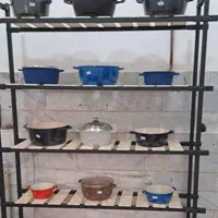 ظروف تفلون چدن روی....