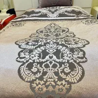 ست کامل روتختی ابریشمی شانل وارداتی