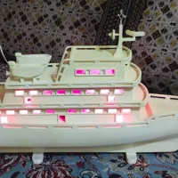 ماکت کشتی و کاراهای چوبی
