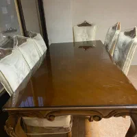 میز غذا خوری بزرگ هشت نفری|میز و صندلی غذاخوری|تبریز, |دیوار