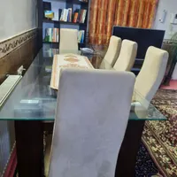 میز ناهار خوری هشت نفره|میز و صندلی غذاخوری|ابهر, |دیوار