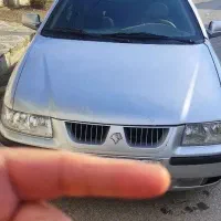 سمند نقره ای 85 دور رنگ فنی سالم