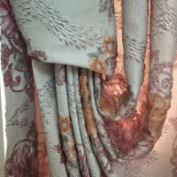 پرده عرض رویه، ۱متر با چین، عرض پرده تور حدود ۲۷۰|پرده، رانر، رومیزی|آمل, |دیوار