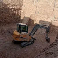 خاکبرداری گودبرداری مینی بیل پیکور . پاکت بابکت