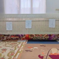 فرش نیمه کاره