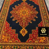 فرش های عشایری کد ۸۹۰ سرمه ای  ۱۲/۹/۶ متری قالیچه