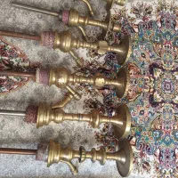 قلیون برنجی و چوبی