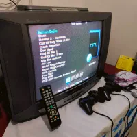 PS2 فلشخور و سی‌دی‌خور و فلش 64 و ۲دسته و تلویزیون|کنسول، بازی ویدئویی و آنلاین|قرچک, باقرآباد|دیوار