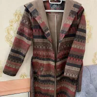 پالتو فوتر طرحدار کاملا در حد نو|لباس|کاشان, باغ ماجد|دیوار
