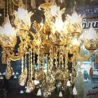 لوستردوازده شعله‌۶شاخه‌دوبل‌باوسط‌شاخه‌*