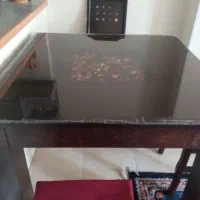 میزغذاخوری 4نفره ام دی اف کاملا سالم درفدک|میز و صندلی غذاخوری|شاهین‌شهر, فدک|دیوار