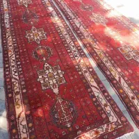 یک جفت کناره دستباف سالم گوشتدار طرح قرجه|فرش|تهران, آبشار|دیوار