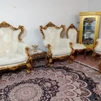 مبل سلطنتی 9نفره تمام چوب درحدآک|مبلمان خانگی و میز عسلی|بروجرد, |دیوار