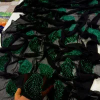 نگین کاری و پارچه