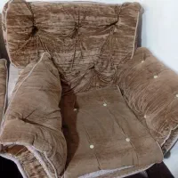 مبلمان شش نفره پارچه مخمل تخفیف پای معامله|مبلمان خانگی و میز عسلی|فاضل آباد, |دیوار