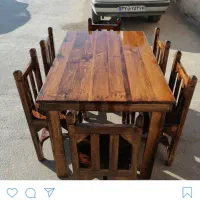 انواع مدل میز نهار خوری چوب روس دارای ضمانت