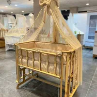 تخت کنار مادر کودک چوب روسی (انجل لند)|تخت و صندلی بچه|تهران, شهید رجایی|دیوار