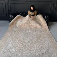 فرش مدرن نسکافه ای/بژ ۷۰۰شانه ۱۲و۹و۶ متری وقالیچه